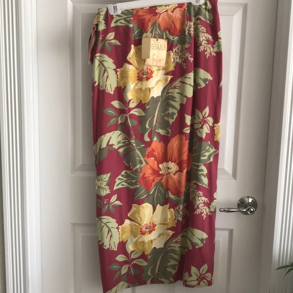 TOMMY BAHAMA SILK SARONG SKIRT-NEW
